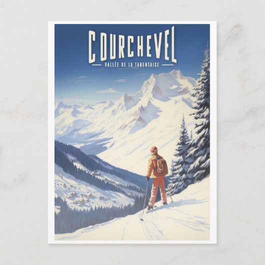 Courchevel - Vallée de la tarentaise ポストカード (正面)