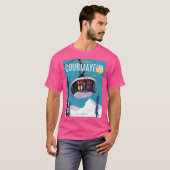 Courmayurポスター Tシャツ (正面フル)