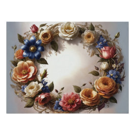 Couronne de fleurs ポスター