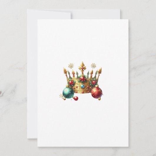 couronne de noel 招待状 (正面)