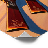 COURSE DE LA PENTE (Slope Race) -オリジナルアートDec ポスター (角)