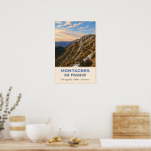 Coursegoules, France – Mountain Peaks ポスター (キッチン)