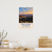 Coursegoules, France – Valley Sunset ポスター (キッチン)