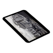 Court House, Library, New Haven CT 1912ヴィンテージPo マグネット (右側)