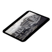 Court House, Library, New Haven CT 1912ヴィンテージPo マグネット (左側)