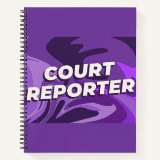 Court Reporterノートブック ノートブック