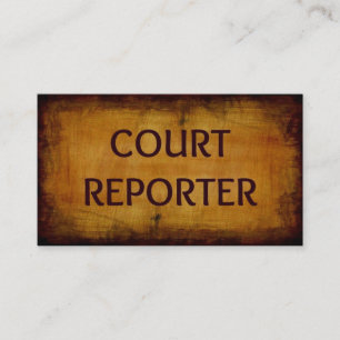 Court Reporter名刺 名刺