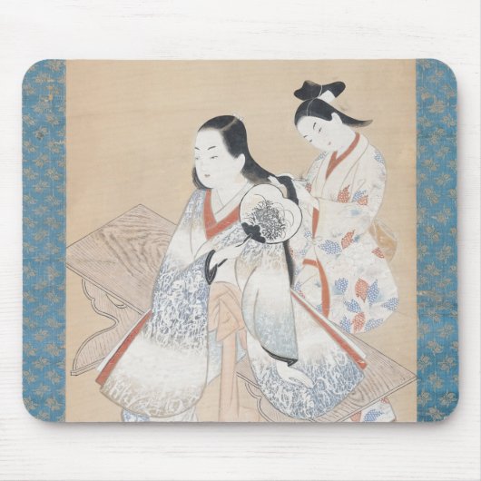 Courtesanの髪型、c.1700-14 マウスパッド (正面)