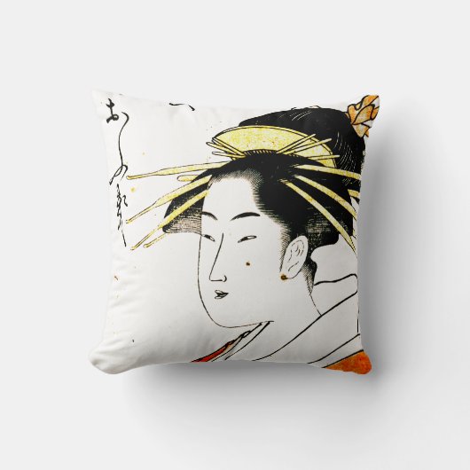 Courtesan Hanaogi 1794年 クッション (正面)