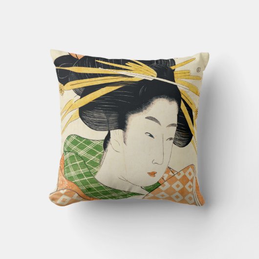 Courtesan Shizuka 1797年 クッション (正面)