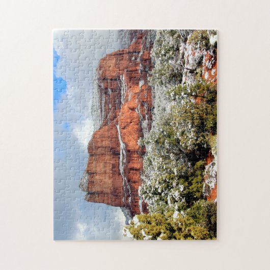 Courthouse Butte, Sedona AZ 11" x 14" Puzzle ジグソーパズル (縦)