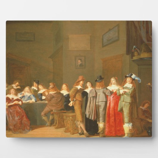 Courting Scene, 1644 (キャンバス上の油) フォトプラーク (正面)