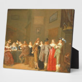Courting Scene, 1644 (キャンバス上の油) フォトプラーク (側面)