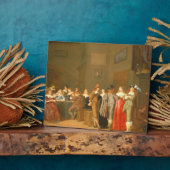 Courting Scene, 1644 (キャンバス上の油) フォトプラーク (側面)