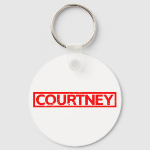 Courtneyのスタンプ キーホルダー