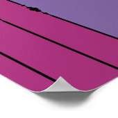 COURTNEY、アールデコ：パリのプラム ポスター (角)