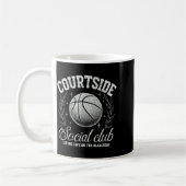 Courtside Social Club Basketball Bleachers Life Qu コーヒーマグカップ (左)