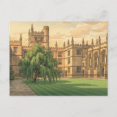 Courtyard at Oxford University ポストカード (正面)