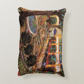 Courtyard of Hospital at Arles by Vincent van ゴッホ アクセントクッション (裏面(縦))