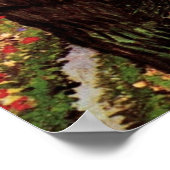 Courtyard of Hospital at Arles by Vincent van ゴッホ ポスター (角)