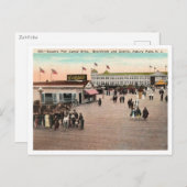Couse's Pier, Candy Shop, Asbury Park NJ ポストカード (正面/裏面)