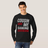 Cousin And Me Gaming Partners For Life Video Game Tシャツ (正面フル)