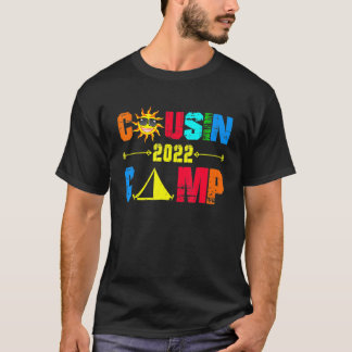Cousin Camp 2022 Cousin Tribe Vacation  Camping Tシャツ