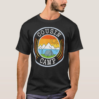 Cousin Camp Camper Camping Crew Campfire Summer Va Tシャツ