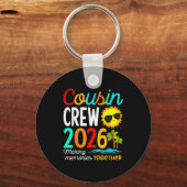 Cousin Crew 2026 Summer Vacation Beach Family Trip キーホルダー (正面)