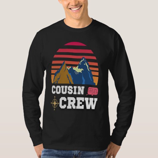 Cousin Crew Camping Adventure Tシャツ (正面)