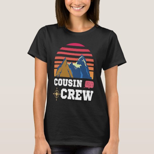 Cousin Crew Camping Adventure Tシャツ (正面)