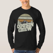 Cousin Crew Camping Outdoor Sunset Summer Camp 1 Tシャツ (正面)