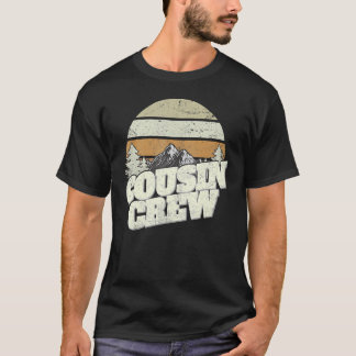 Cousin Crew Camping Outdoor Sunset Summer Camp 1 Tシャツ