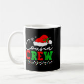 Cousin Crew Christmas Xmas Lights Family Matching コーヒーマグカップ (左)