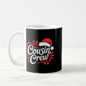 Cousin Crew Christmas Xmas Lights Family Matching  コーヒーマグカップ (左)
