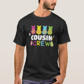 Cousin Crew Cute Bunny Rabbit Matching Easter Day  Tシャツ (正面)