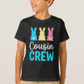 Cousin Crew Easter Bunny Boys Kids Family Shirt Tシャツ (正面)