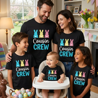 Cousin Crew Easter Bunny Dad Family Matching Tee Tシャツ
