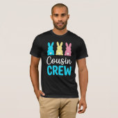 Cousin Crew Easter Bunny Dad Family Matching Tee Tシャツ (正面フル)