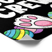 Cousin Crew Easter Bunny Family Matching Funny Hap ポスター (角)