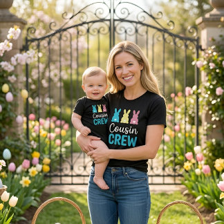 Cousin Crew Easter Bunny Family Matching Shirt Tシャツ