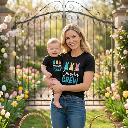 Cousin Crew Easter Bunny Family Matching Shirt Tシャツ