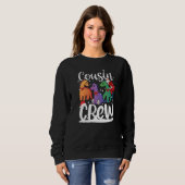 Cousin crew for Kids Boys Girls of rex Dinosaur Ch スウェットシャツ (正面フル)
