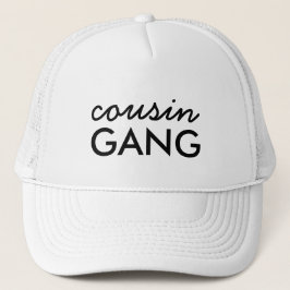 Cousin Crew Fun Matching Family Hat Design キャップ