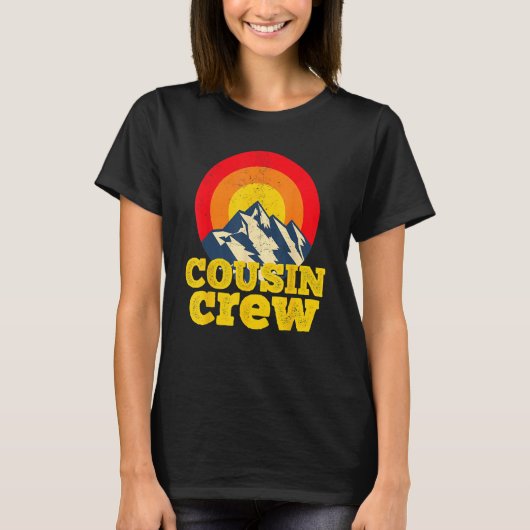 Cousin Crew Kids Matching Tees Camping Group Cousi Tシャツ (正面)