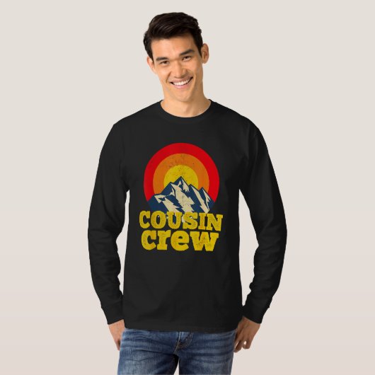 Cousin Crew Kids Matching Tees Camping Group Cousi Tシャツ (正面フル)