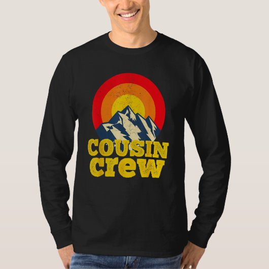 Cousin Crew Kids Matching Tees Camping Group Cousi Tシャツ (正面)