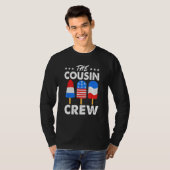 Cousin Crew Patriotic American Family Matching Tシャツ (正面フル)