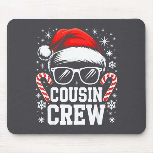 Cousin Crew Shirt Adults Kids Matching Christmas G マウスパッド (正面)