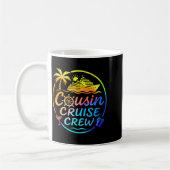 Cousin Cruise Crew Trocal Summer Vacation Matching コーヒーマグカップ (左)